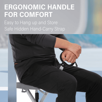 Folding Walking Stick with Seat, Lightweight Elderly Mobility Aid