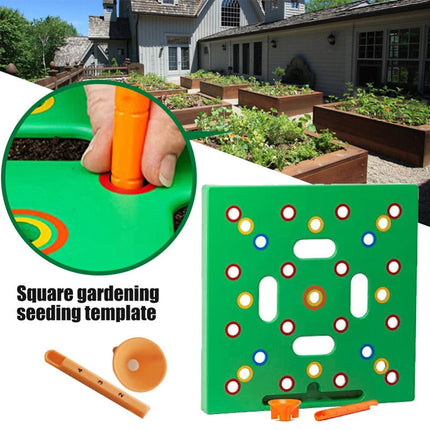 Square Foot Gardening Template, Seed Spacing Tool and Planting Grid – image 4