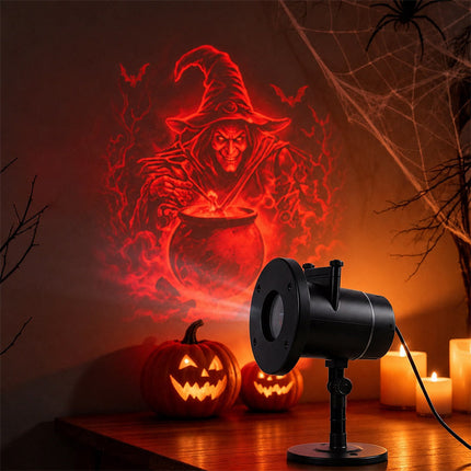 Halloween Projector Lights Outdoor 3D with 10 HD Patterns and 4 Colors, Halloween Window Projector - image 7