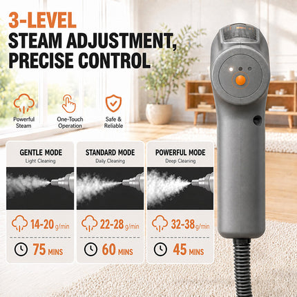 Handheld Steam Cleaner Portable, 3 Level Adjust – image 6