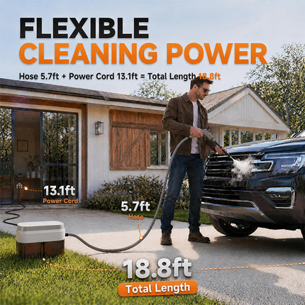 Handheld Steam Cleaner Portable 248°F, Flexible Cleaning Power – image 5