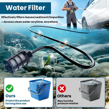 Car Washer Cordless, Electric Pressure Washer with Battery – image 8