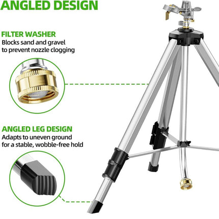 Tripod Sprinkler Zinc Alloy up to 5714 sq ft – image 9