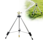 Lawn Sprinkler on Tripod 360 Degree, Tripod Sprinkler Zinc Alloy up to 5714 sq ft