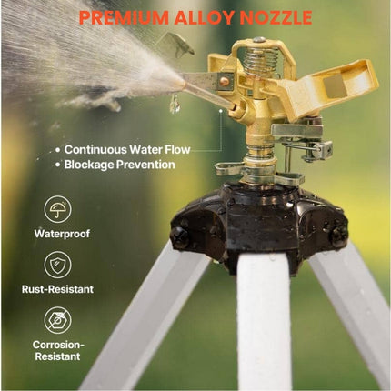 Lawn Sprinkler on Tripod 360 Degree, Garden Watering Sprinkler – image 8