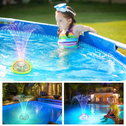 Rechargeable Pool Water Feature with LED Lights