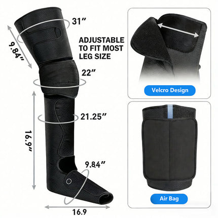 Foot Massager with Heat, Air Compression Calf and Foot Massage Machine – image 7
