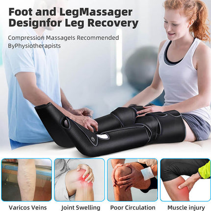 Foot Massager with Heat, Air Compression Calf and Foot Massage Machine – image 5