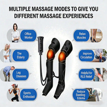 Foot Massager with Heat, Leg Massager for Circulation and Pain Relief – image 8