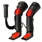 Foot Massager with Heat, Leg Massager for Circulation and Pain Relief, Air Compression Calf and Foot Massage Machine