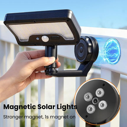 Outdoor Solar Lights, Magnetic Motion Sensor Light