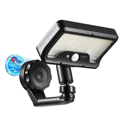 Outdoor Solar Lights, Magnetic Motion Sensor Light, Solar Security Light for Garage, Rechargeable Solar Lights for Fence