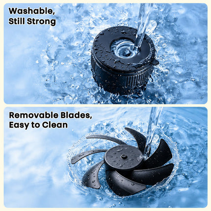 Wall Mount Fan with Vacuum Suction Base, Portable Wall Fan – image 7