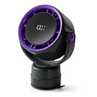 Wall Mount Fan with Vacuum Suction Base, Drill Free Rechargeable Fan with 5 Speeds and LED Display, Portable Wall Fan