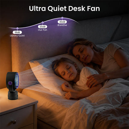 Wall Mount Fan with Vacuum Suction Base, Drill Free Rechargeable Fan with 5 Speeds and LED Display – image 8