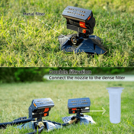 Lawn Sprinklers for Yard, Oscillating Sprinkler with Timer – image 8