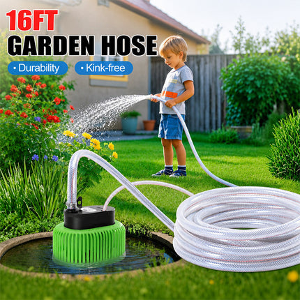Pool Cover Pump Submersible Water Pump for Above Ground Pool with 16 ft Hose and 4 Adapters, 850 GPH Electric – image 7