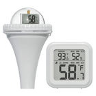Wireless Pool Thermometer Floating, Digital Hygrometer with Humidity Monitor, Water Thermometer for Hot Tub and Spa