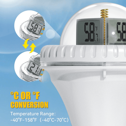 Wireless Pool Thermometer Floating, Water Thermometer for Hot Tub and Spa – image 7