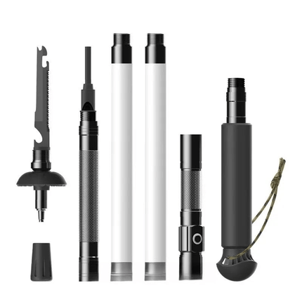 Walking Stick for Hiking with LED Light, Aluminum Hiking Stick for Men – image 9