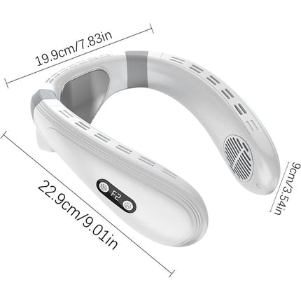 Neck Fan Rechargeable Bladeless with Dual Cooling Plates, Portable Neck Fan with 5200mAh Battery – image 8