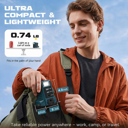 Power Inverter 220W Portable, Battery Inverter Lightweight Design – image 6