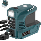 Power Inverter 220W Portable for 18V-24V Tool Batteries, DC to AC Inverter