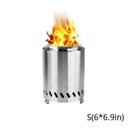 Smokeless Fire Pit, Stainless Steel Wood Burning Fire Pit for Camping and Patio – image 13