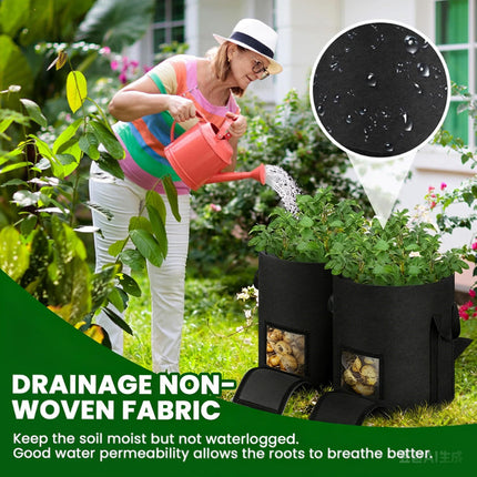 Potato Grow Bags 15 Gallon 4 Pack, Potato Growing Container for Vegetables – image 7