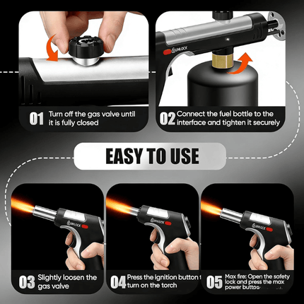 Propane Torch Gun for Weeds, Blow Torch for Ice and Snow Melting – image 9