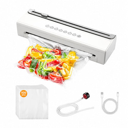 Cordless Vacuum Sealer with 100 Bags, 7 in 1 Vacuum Sealer Machine