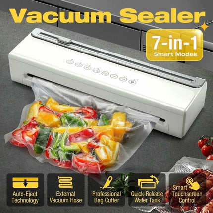 Cordless Vacuum Sealer, Meat Vacuum Sealer with 7 Sealing Modes