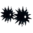 Spiked or Straight Blade Wheel, Rototiller Blades