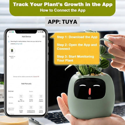 AI Planter, Indoor Planter Pot Smart with AI Display – image 8