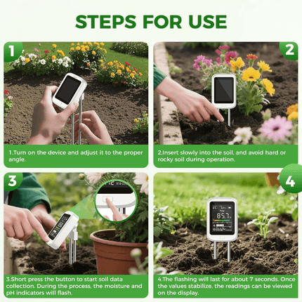 Watering Meter for Plants, Digital Plant Moisture Meter for Indoor Garden – image 7