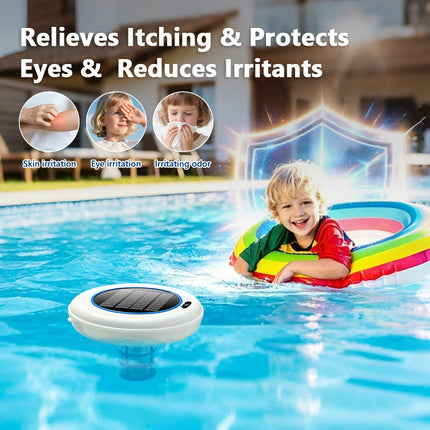 Solar Pool Ionizer with LED Light, Floating Pool Ionizer for Above Ground Pools – image 8