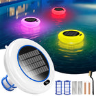 Solar Pool Ionizer with LED Light, Floating Pool Ionizer for Above Ground Pools, Copper Pool Sanitizer for Chlorine