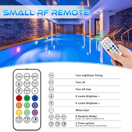 Pool Lights with Remote Control, LED Pool Lights for Inground Pool – image 4