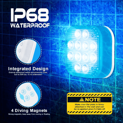 Pool Lights with Remote Control, Submersible Aquarium Lights for Pond – image 5