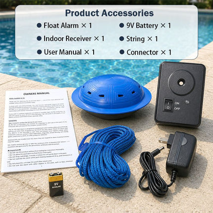 Swimming Pool Alarm for Kids and Pets, Floating Pool Alarm with Wireless Receiver – image 8