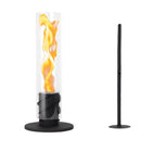 Smokeless Fire Pit for Tabletop, Portable Fireplace Indoor and Outdoor, Bioethanol Tabletop Fire Pit with Glass Guard