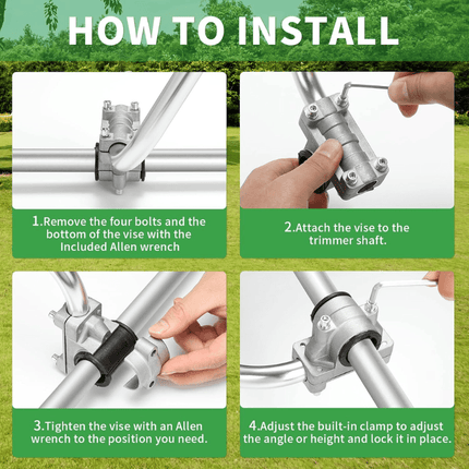 String Trimmer Handle with 360 Clamp – image 9