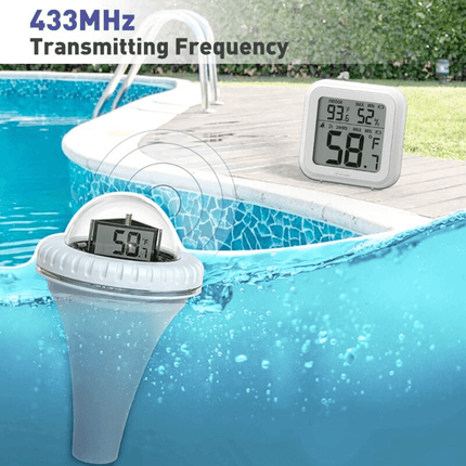 Wireless Pool Thermometer Floating, Water Thermometer for Hot Tub and Spa