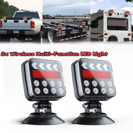 Wireless Trailer Lights for Truck, Magnetic LED Trailer Lights with Brake Signal – image 8