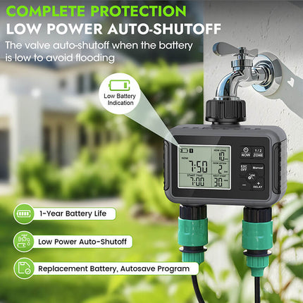 Lawn Sprinklers for Yard, Oscillating Sprinkler with Timer – image 10