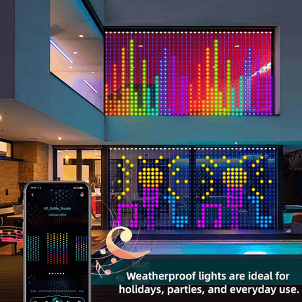 Christmas Curtain Lights for Window with remote control