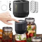 Electric Mason Jar Vacuum Sealer, Jar Vacuum Sealer Machine for Wide and Regular Mouth Jars, Food Saver for Canning