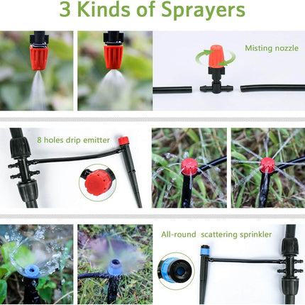 Drip Irrigation System, Automatic Garden Watering System with Sprinkler Timer – image 6