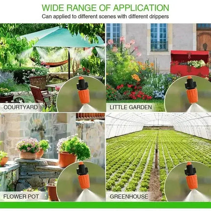 Drip Irrigation System, Automatic Garden Watering System with Sprinkler Timer