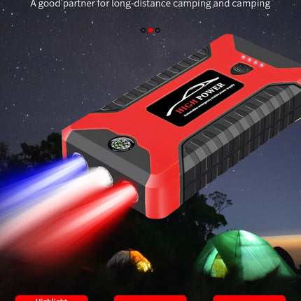 Portable Jump Starter Power Bank, Battery Jump Starter with LED Flashlight